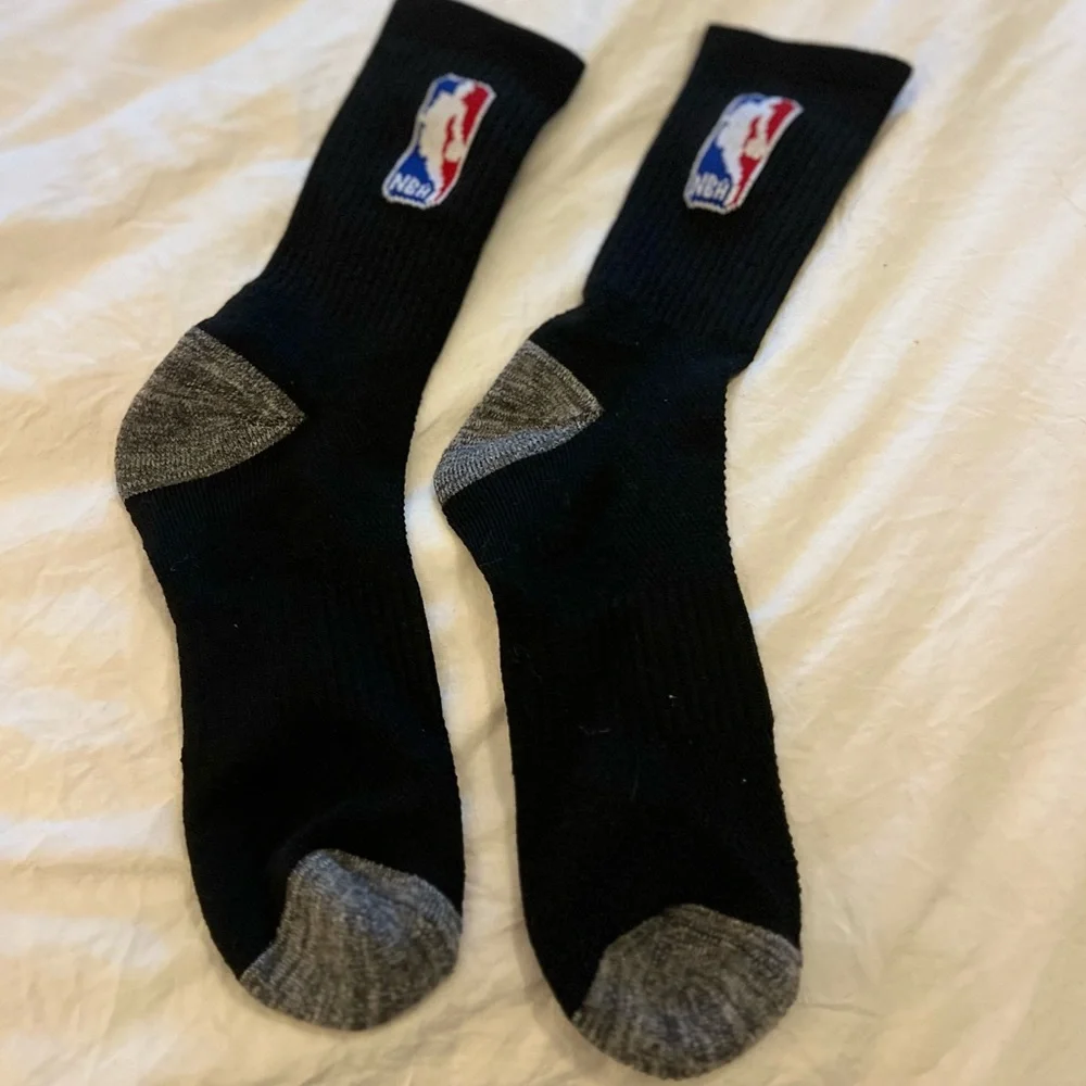 3/$19 NWOT NBA crew socks - 2 pair
